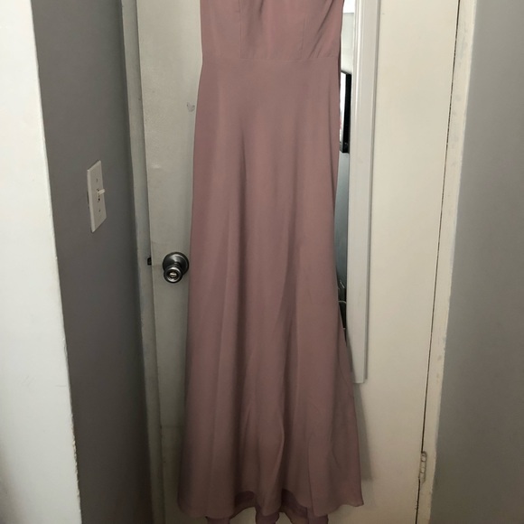 Jenny Yoo Delaney Bridesmaid Dress in Sweet Pea - Picture 4 of 8